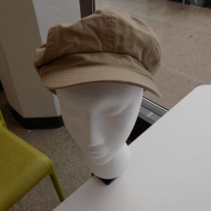Khaki Colored Newsboy Hat
